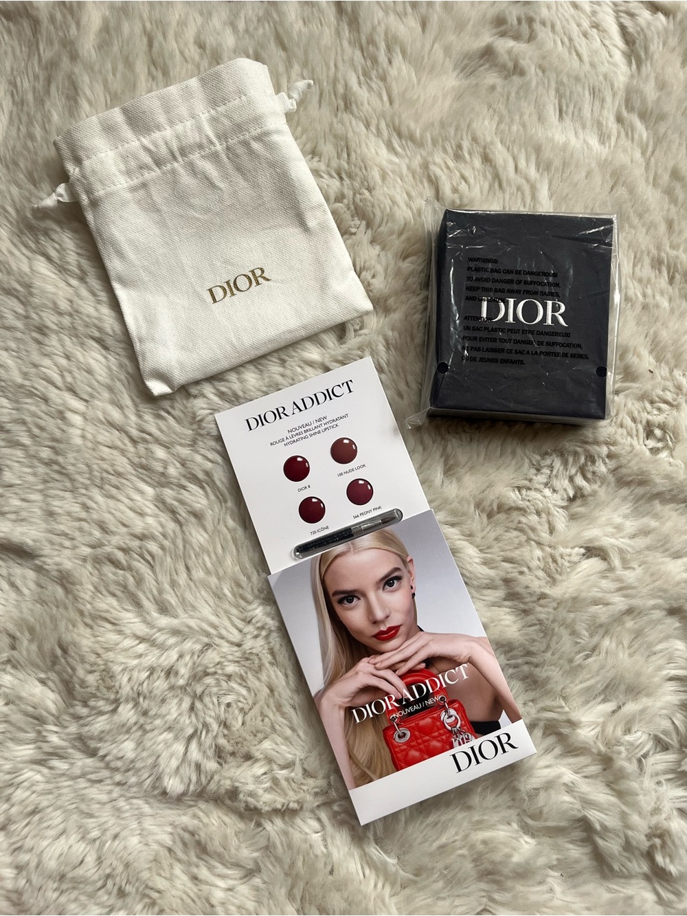 BNIB Dior couture colour lipstick in 999 velvet and 100 nude look velvet
